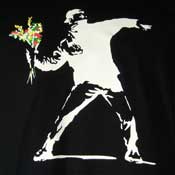 Banksy Flowers Shirt